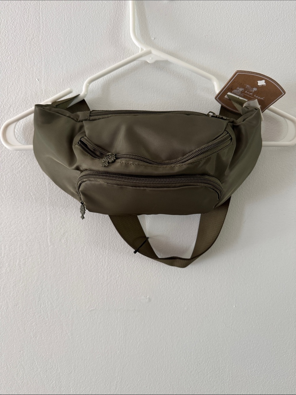 Olive Green Crossbody/Fanny Pack — Women's Hands-Free Bag